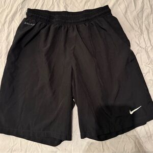 Nike Black Athletic Shorts Lightweight Performance